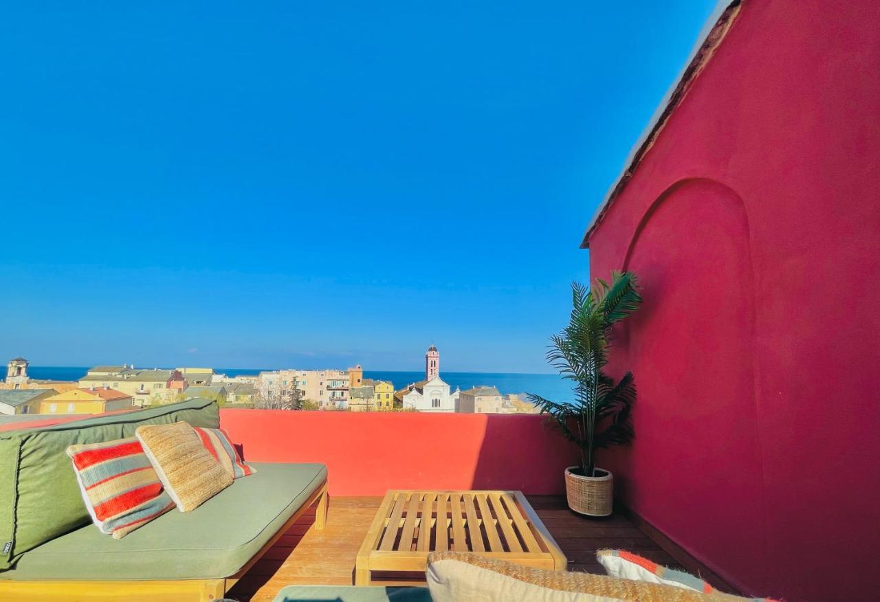 Pepites Bastiaises Piazza D'A Appartement Roof Top Vue Mer Bastia  Exterior foto