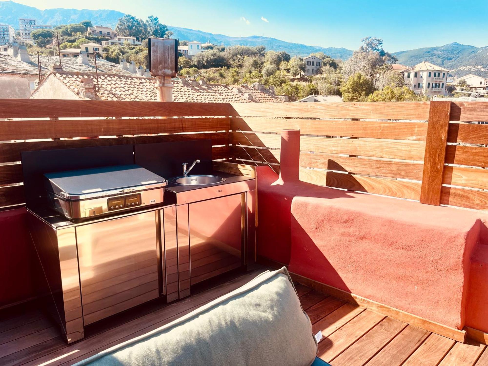 Pepites Bastiaises Piazza D'A Appartement Roof Top Vue Mer Bastia  Exterior foto